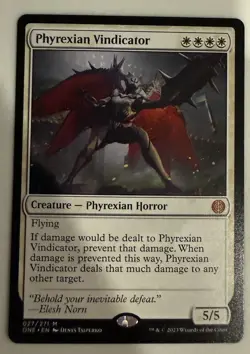 Phyrexian Vindicator Phyrexia: All Will Be One Regular MTG NM - Image 1