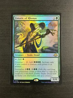 2024 Magic: The Gathering Modern Horizons 3 Fanatic of Rhonas Foil Foil - Image 1