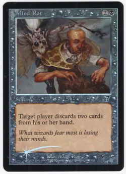 Mind Rot 2001 MTG Core Set 7th Edition FOIL Black Common Sorcery NM AZ1 - Image 1