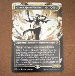 Atraxa, Grand Unifier #316 Phyrexia: All Will Be One Showcase Mythic MTG - Image 1