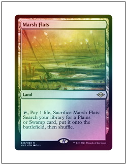 Marsh Flats, Foil, Modern Horizons 2, Magic MTG NM - Image 1