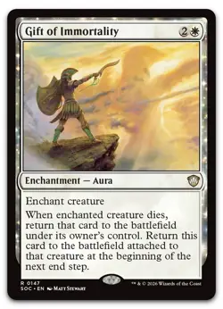 Gift of Immortality #147 (NM) Commander: Secrets of Strixhaven SOC Magic MTG - Image 1