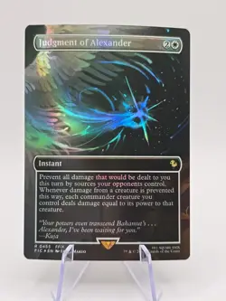 2025 Final Fantasy Mtg Judgment Of Alexander 445 Extended Art Foil - Image 1