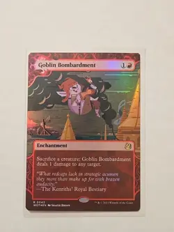 Goblin Bombardment (Foil) - Wilds of Eldraine: Enchanting Tales - LP - Rare - Image 1