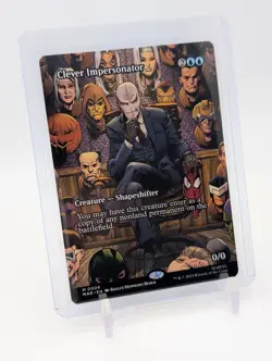 MTG - Clever Impersonator - Borderless Mythic #8 - Marvel Universe Eternal NM - Image 1