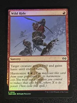 MTG Tarkir: Dragonstorm Wild Ride Foil 0132 NM - Image 1