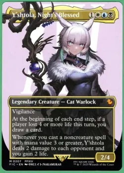 MTG Y'shtola, Night's Blessed Borderless (Final Fantasy) 0207 - Image 1