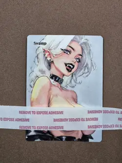 Mtg Altered Art Hand Painted Anime - Image 1