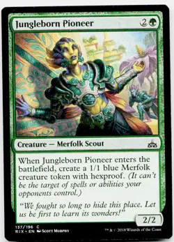 Jungleborn Pioneer, Rivals of Ixalan #137 MTG - Image 1