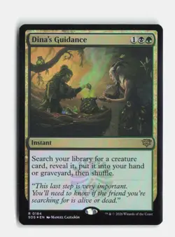 Dina's Guidance 184 Foil Secrets of Strixhaven MTG NM - Image 1