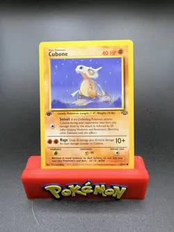 CUBONE 1ST EDITION 50/64 Jungle Pokemon Card English NM/NEAR MINT - Image 1