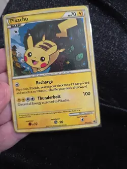 (Double Swirl) Pikachu HGSS03 Pokemon TCG: 2010 HGSS Black Star Promo - Image 2