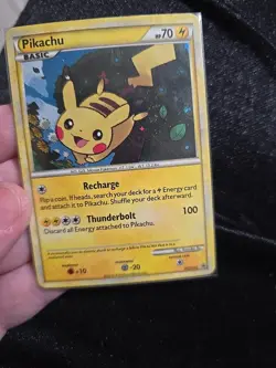 (Double Swirl) Pikachu HGSS03 Pokemon TCG: 2010 HGSS Black Star Promo - Image 3