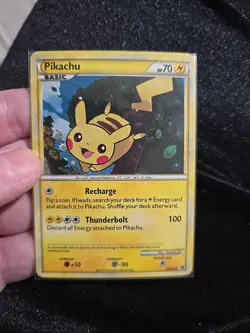 (Double Swirl) Pikachu HGSS03 Pokemon TCG: 2010 HGSS Black Star Promo - Image 4