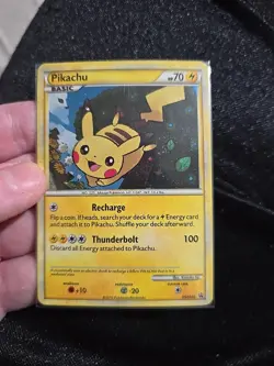 (Double Swirl) Pikachu HGSS03 Pokemon TCG: 2010 HGSS Black Star Promo - Image 5