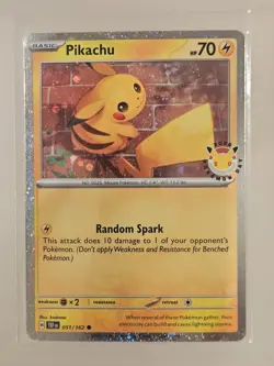 Pikachu 51 /162 2026 Pokemon Day, Promo Stamped - Image 1