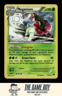 Pokemon TCG: XY - BREAKpoint - Meganium - 3/122 Holo - Image 1