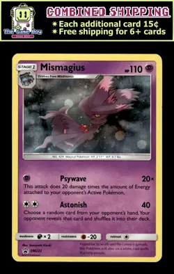 Pokemon TCG: SM Promos - Mismagius - SM222 Holo - Image 1