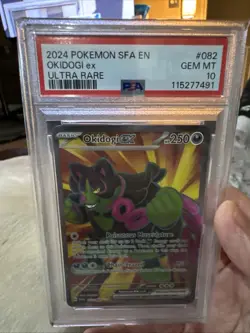 2024 Pokemon SFA EN Okidogi ex #082 – Ultra Rare – PSA 10 GEM MT - Image 2