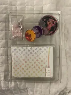 Pokemon 151 UPC Accessories: Mew Coin + Dice + Status Coin + Deck Box Brand New! - Image 1
