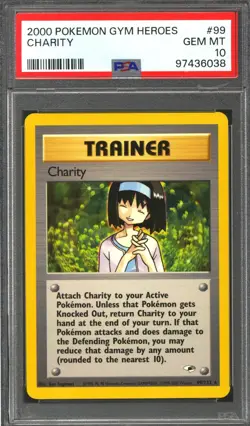Pokemon Gym Heroes Charity 99/132 PSA 10 GEM MINT - Image 1