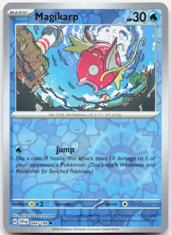 Magikarp 044/198 Common Scarlet & Violet Pokemon Reverse Holo Near Mint - Image 1