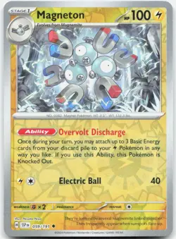 Magneton 059/191 Uncommon Surging Sparks Pokemon Reverse Holo Near Mint - Image 1