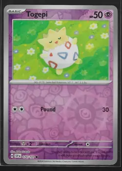 TOGEPI 070/191 SURGING SPARKS POKEMON (REVERSE HOLO, NM) - Image 1