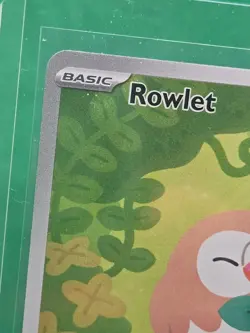 2026 POKEMON PERFECT ORDER 090 ROWLET ILLUSTRATION RARE - Image 2