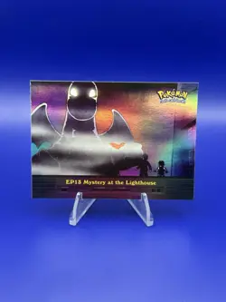 Pokemon Topps Series 1 - EP13 Mystery at the Lighthouse Rainbow Foil 1st Ed - NM - Image 1
