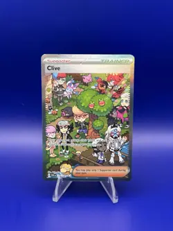 Clive 236/091 Ultra Rare Special Illustration Paldean Fates Pokemon TCG - MINT - Image 1