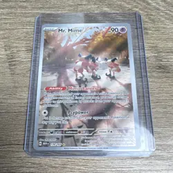 Pokemon TCG Mr. Mime 179/165 Illustration Rare Holo SV 151 English 90HP - Image 1