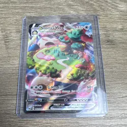 Pokemon TCG Snorlax VMAX 142/202 Ultra Rare Full Art Holo SWSH01 Eng 340HP - Image 1