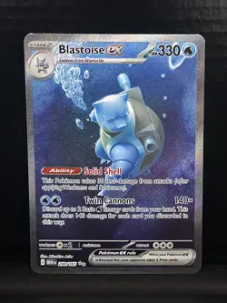 Blastoise ex 200/165 Pokemon 151 Scarlet & Violet SIR Special Illustration Rare - Image 1