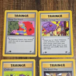 Pokemon lot - 1st Edition Trainer Goop Gas Attack Nightly Garbage Run Challenge - Image 2