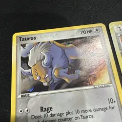 Pokemon Tauros Lot Pop Series 2 LP Platinum Reverse Holo MP - Image 2