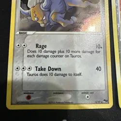 Pokemon Tauros Lot Pop Series 2 LP Platinum Reverse Holo MP - Image 3