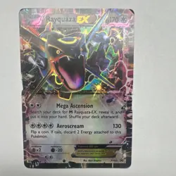 Pokemon Rayquaza EX Full Art Promo Holo XY69 XY 2015 Basic Dragon 170 HP TCG - Image 1