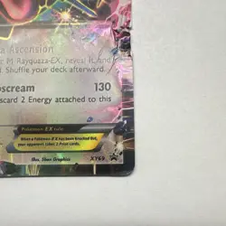 Pokemon Rayquaza EX Full Art Promo Holo XY69 XY 2015 Basic Dragon 170 HP TCG - Image 3