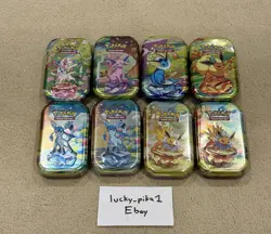 Pokemon TCG Prismatic Evolutions Mini Tin Lot of 8x⚡ FACTORY SEALED ⚡ - Image 1