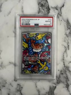 PSA 10 Tatsugiri AR 112/101 SV6 Transformation Mask Japanese Pokemon 2024 GEM - Image 1
