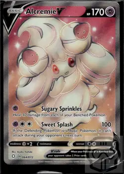 Alcremie V 064/072 Ultra Rare Shining Fates Pokemon Holo NM/M - Image 3