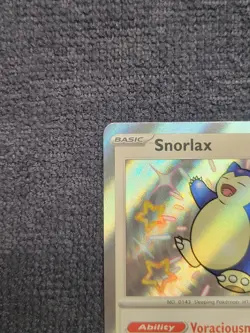 Pokemon TCG - Snorlax 202/091 - Shiny Holo Rare - Paldean Fates - Image 2