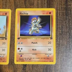 Pokemon TCG Team Rocket Vintage Lot - Machop Dark Machoke 1st edition - Image 3