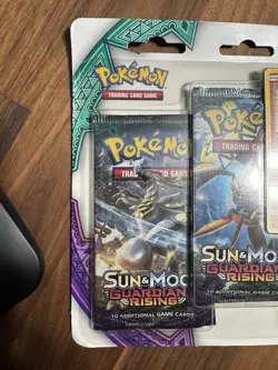Pokemon Sun & Moon Guardians Rising 3 Booster Pack Turtonator Sealed Blister - Image 2