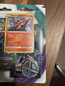Pokemon Sun & Moon Guardians Rising 3 Booster Pack Turtonator Sealed Blister - Image 4