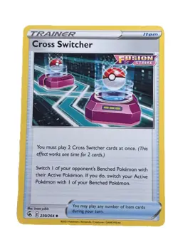 New: 2021 Pokemon TCG Cross Switcher 230 Swsh08: Fusion Strike Regular Uncommon - Image 1
