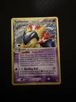 Pokemon Typhlosion 12/101 Dragon Frontiers Reverse Holo Rare 100 HP Eng 2006 - Image 1