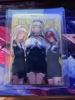 Trinity First Wave 005/100 Field Center FC Yugioh Anime Girl - Image 1