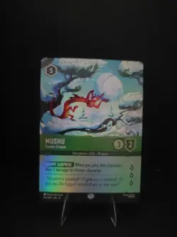 Mushu - Sneaky Dragon (Epic) 212/204 Winterspell Holo ￼ Disney Lorcana - Image 1